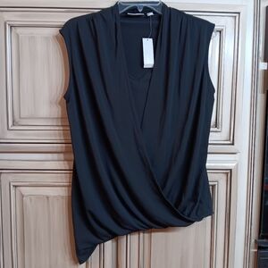 NY & Co. Black Crisscross Blouse! Size Small‎ - New With Tags!!